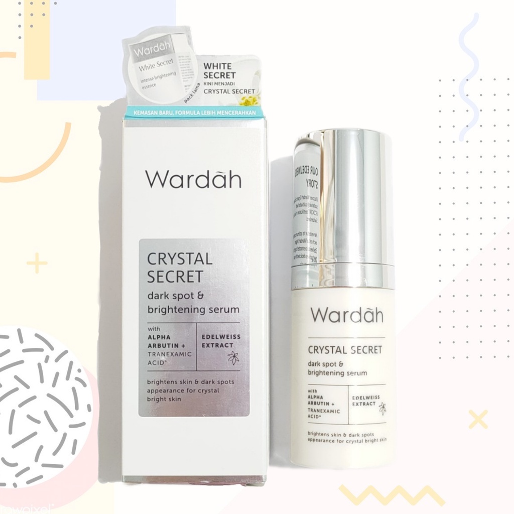 Jual Wardah Crystal Secret Dark Spot Brightening Serum Ml Shopee Indonesia