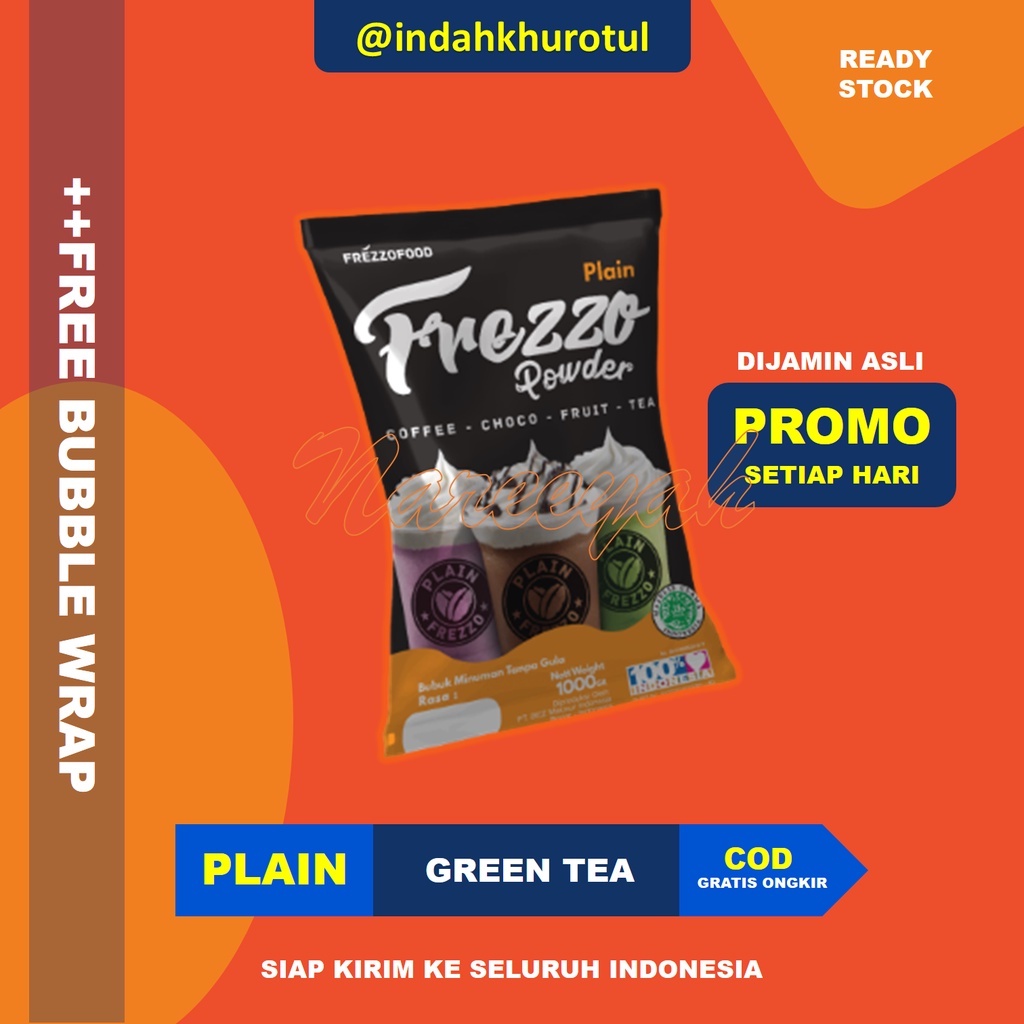 

Frezzo Powder Plain Pure Bubuk Minuman Tanpa Gula 1 Kg