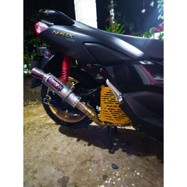 pipa leher knalpot racing ALL NEW NMAX 2020/old  pnp silincer proliner akrapovic cs pro arrow cld"