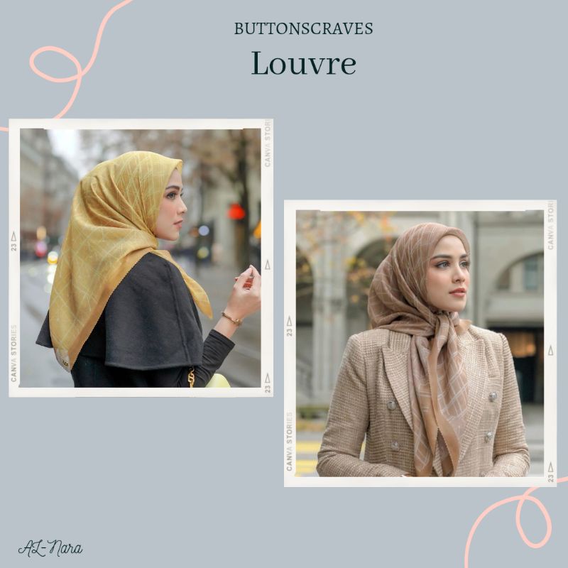 Buttonscarves Louvre