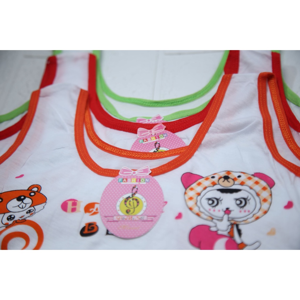 Miniset anak motif minie daleman anak sd / smp miniset putih