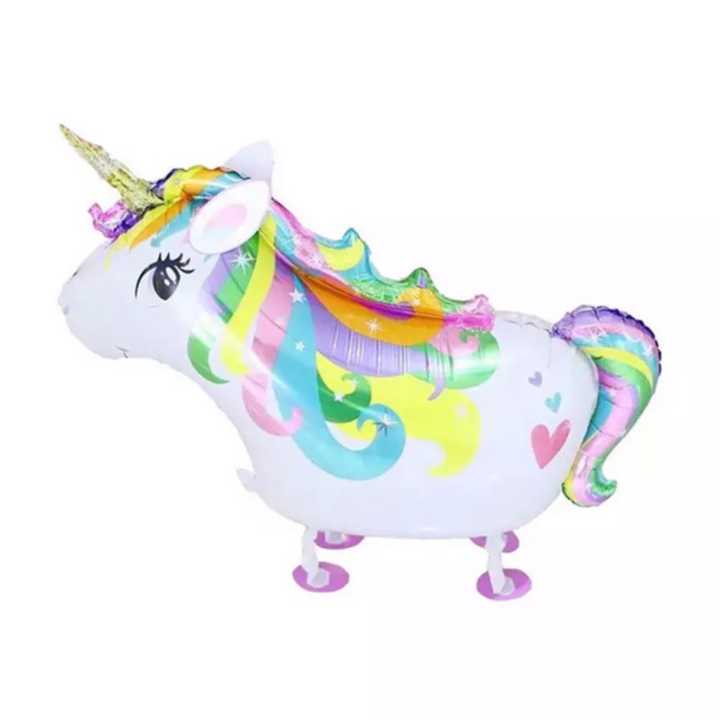 Balon foil airwalker unicorn / balon unicorn / balon foil unicorn