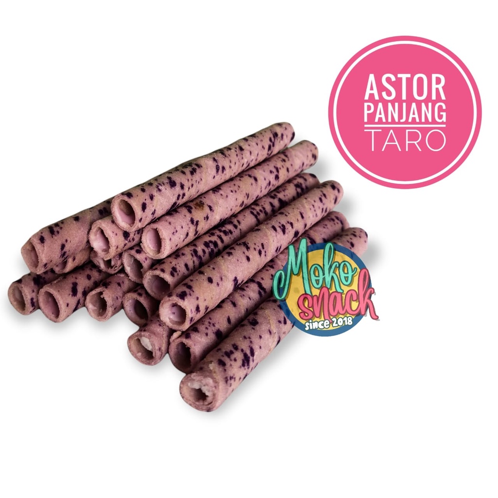 

Snack Cemilang Astor Panjang Rasa Taro 250 gr