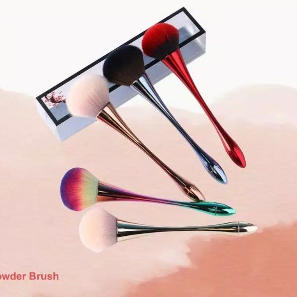 POWDER BRUSH MAKEUP LARGE / KUAS MAKEUP BESAR PORTABLE