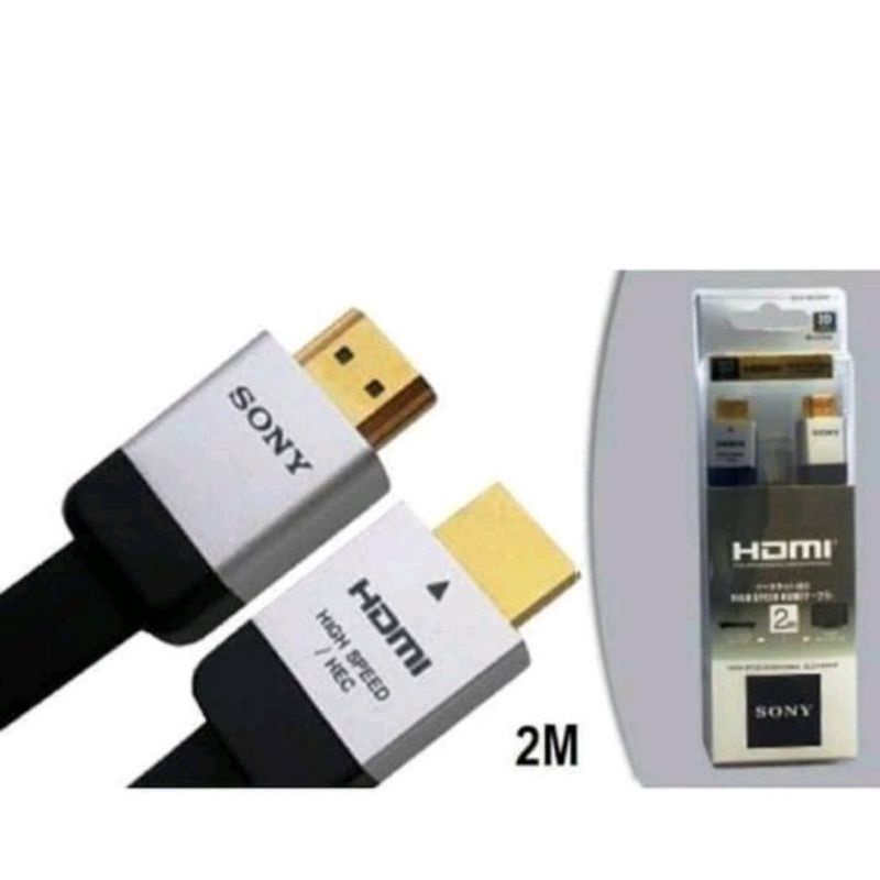 Kabel HDMI TO HDMI SONI Panjang 2m kualitas terbaik