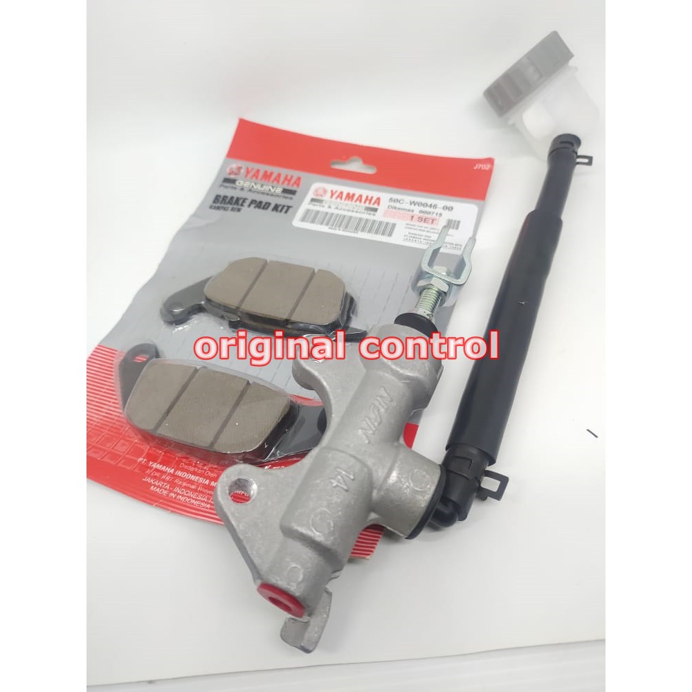 Tonjokan master rem belakang + diskpad kampas rem belakang Jupiter MX new 2011 - 2014 yamahA