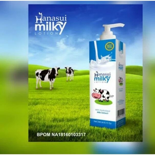 NEW HANASUI HAND BODY LOTION MILKY