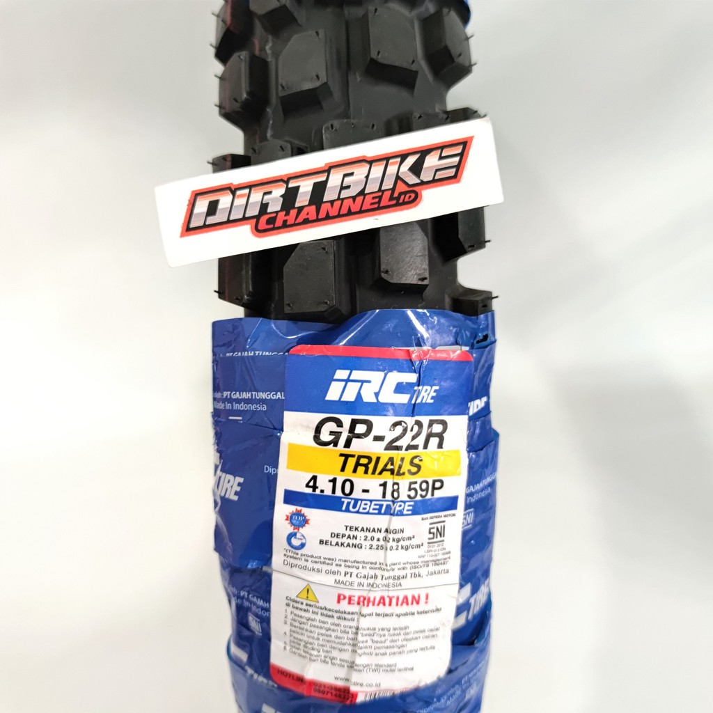 BAN IRC 18 BELAKANG DUAL ROAD BAN STANDAR ORI KLX CRF 150