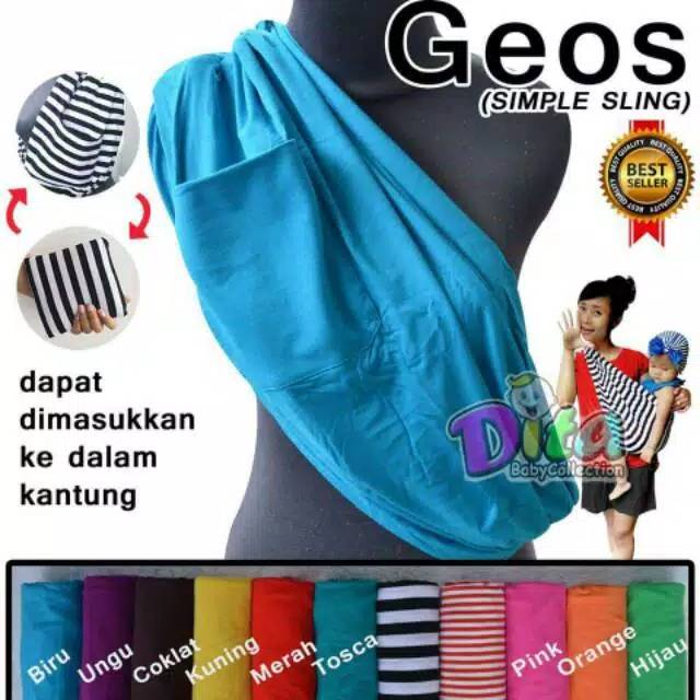 GEOS POLOS DITA PAKAI KANTUNG Geos Polos premium Gendongan Polos murah geos Kaos