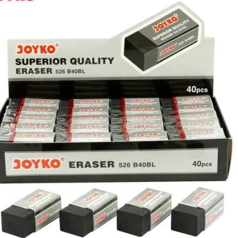 

SALE!!PENGHAPUS STIP KECIL JOYKO HITAM / PUTIH EB 40 [PACK- 40 PCS]|KD6