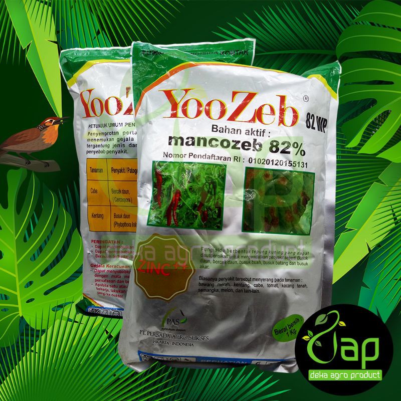 FUNGISIDA YOOZEB 82WP 1KG YOZEB SILVER
