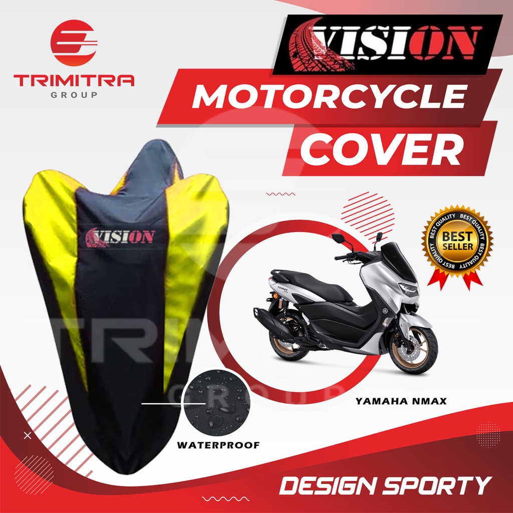 

[ BAYAR DI TEMPAT ] Sarung Penutup Selimut Pelindung Body Cover Motor Yamaha NMAX beat vario mio revo supra x Anti Air VISION Waterproof