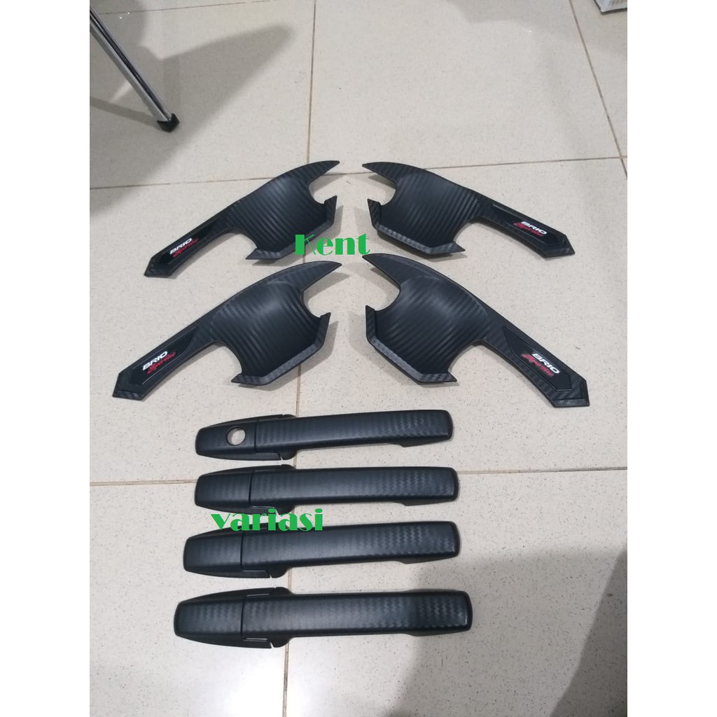 Paket Outer+Cover Handle Carbontivo All New Brio 2018-2020 Outer 1set