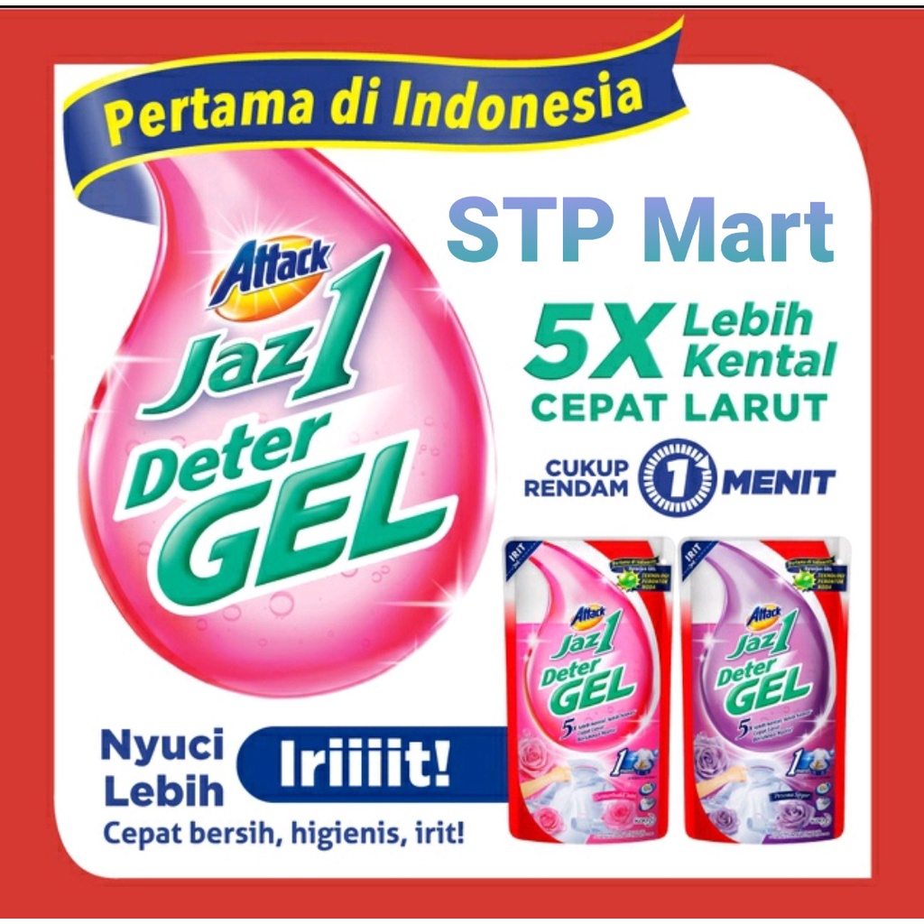 ATTACK JAZ1 DETERGEL - SABUN CUCI BAJU CAIR ATTACK JAZ1 750 gr / SABUN ATTACK