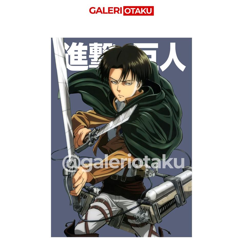 TERBARU TOTE BAG ANIME BAHAN KANVAS ATTACK ON TITAN / LEVI ACKERMAN / SHINGEKI NO KYOJIN 0P6