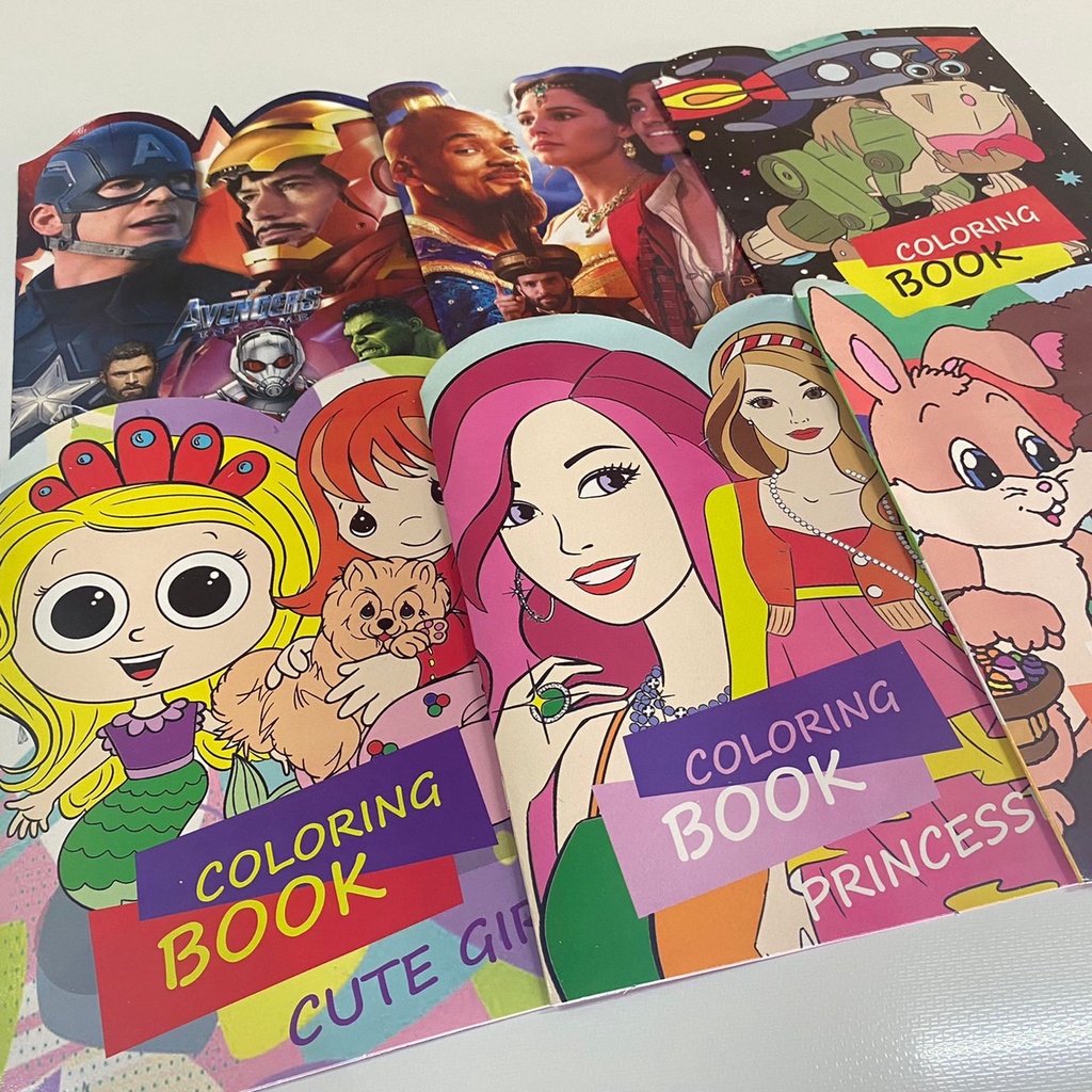 

Premium Buku Mewarnai Anak Alladin Avengers Korea (791) / Coloring Book / Colouring Book / Buku Aktivitas Anak