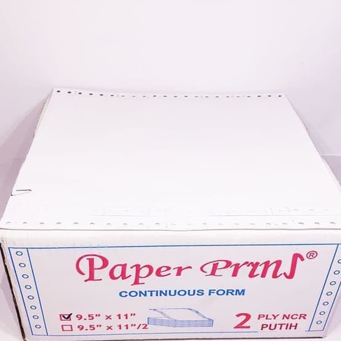 

CONTINUOUS FORM 9,5 X 11 2PLY PAPERPRYRNS (PUTIH)