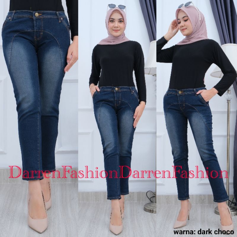 Celana Jeans Wanita Panjang Stretch Skinny Jena Murah