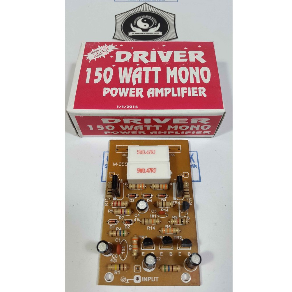 KIT DRIVER POWER AMPLIFIER 150 WATT MONO - TRANSISTOR BD139 / BD140