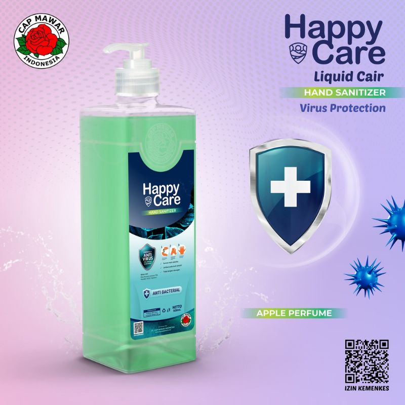 Image of Hand Sanitizer Cair 500 ml Pump Botol Ijin Kemenkes RI #4