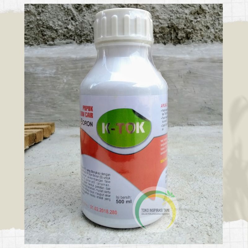 K-Tok Pupuk Kalium Cair Plus Boron 500ml / Pupuk Cair K TOK