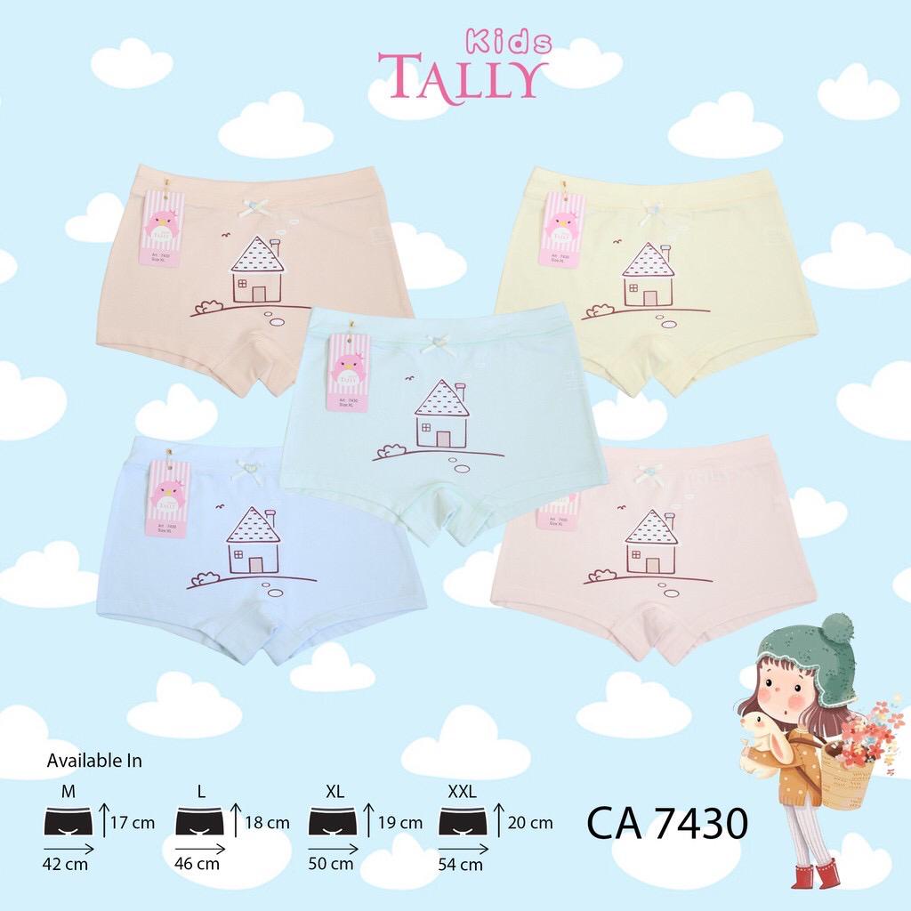 CD BOXER ANAK CEWEK TALLY KIDS / ANAK SEGI EMPAT / ANAK CEWEK KIDS / CD SHORT ANAK / BAHAN KATUN BAMBUU LEMBUT MEREK TALLY GAMBAR RANDOM SIZE M L XL XXL / ARA98STORE