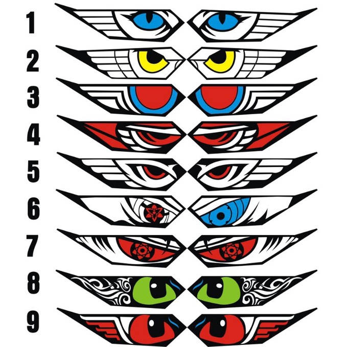 Stiker lampu CBR 150R facelift