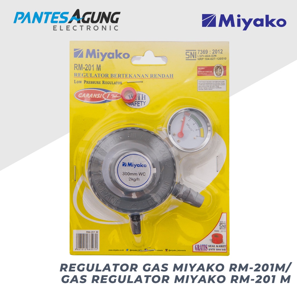 REGULATOR GAS MIYAKO RM-201M/ GAS REGULATOR MIYAKO RM-201 M