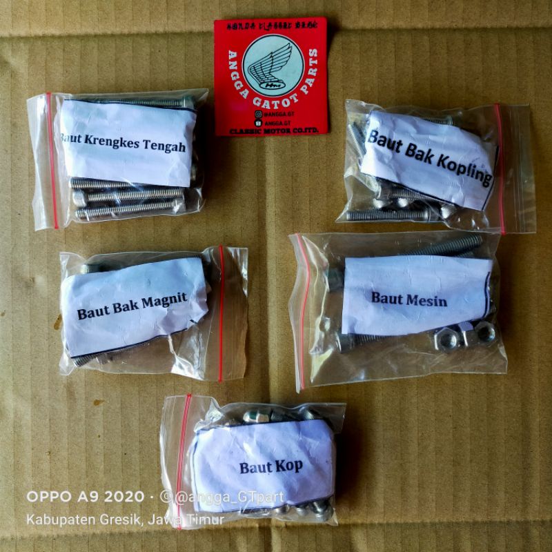 Baut L tiger baut L full mesin cb gl mp tiger stenlis