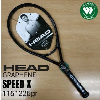 Raket Tenis Head GRAPHENE SPEED X BLACK 225gram / Pengganti TI S6