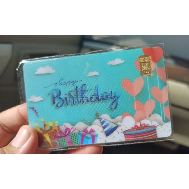 Antam Gift Series Happy Birthday 0.5gram