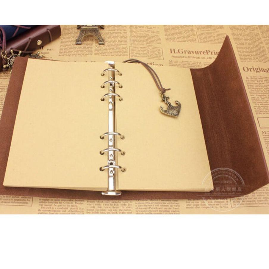 

SALE!! KODE-288 Buku Catatan Retro Pirate Ship Binder Bahan Kulit Model Bajak Laut