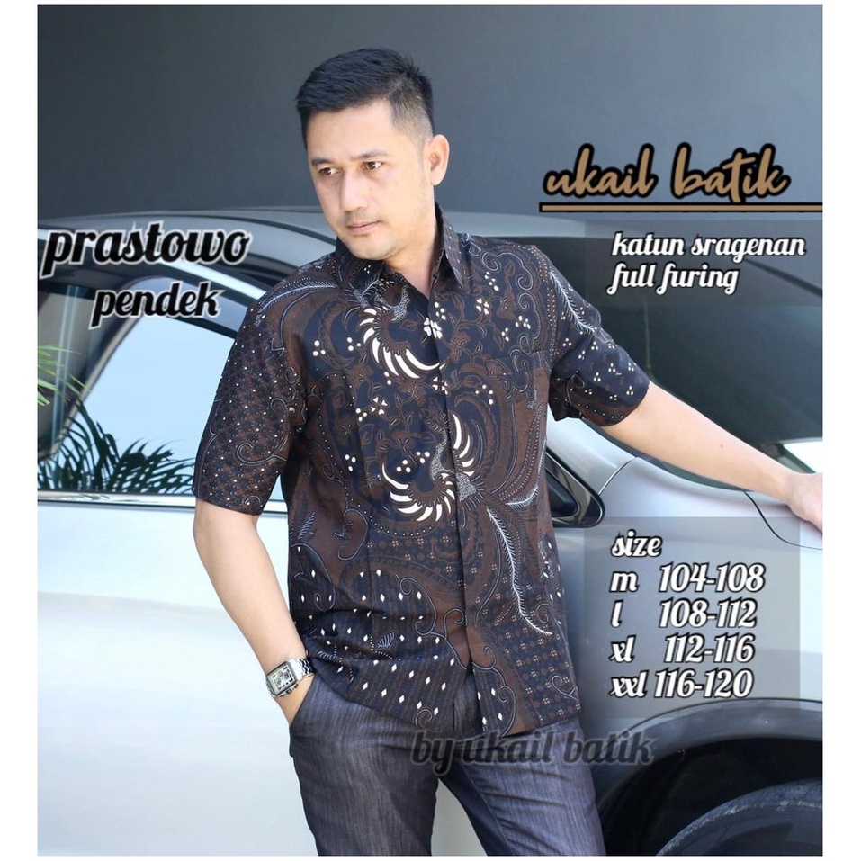 PRASTOWO UKAIL KEMEJA BATIK SOLO PRIA LENGAN PENDEK LAPIS FURING ATASAN BATIK PREMIUM MODERN KATUN HALUS PARI COKLAT GADHING KIPAS ASMARA NAWASENA 2 GEBER SOGAN PRABU BIRU SEJIWO PARANG SELING SEMAR WASPADA CORONA NAGA SOGAN SELING KUNING JIWATRISNA ELANG