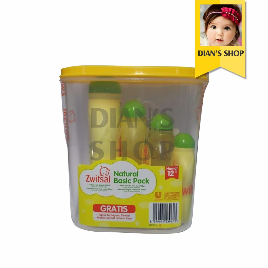 ZWITSAL Paket Sabun Toples - Paket Kado Bayi New Born - Paket 4 In 1 .-2