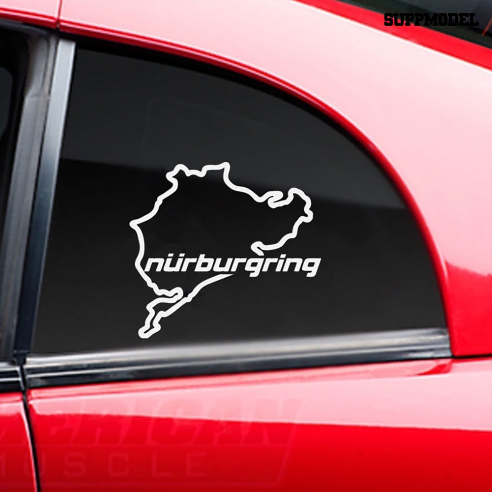 Stiker Reflektif Motif Nurburgring Untuk Dekorasi Mobiltruk