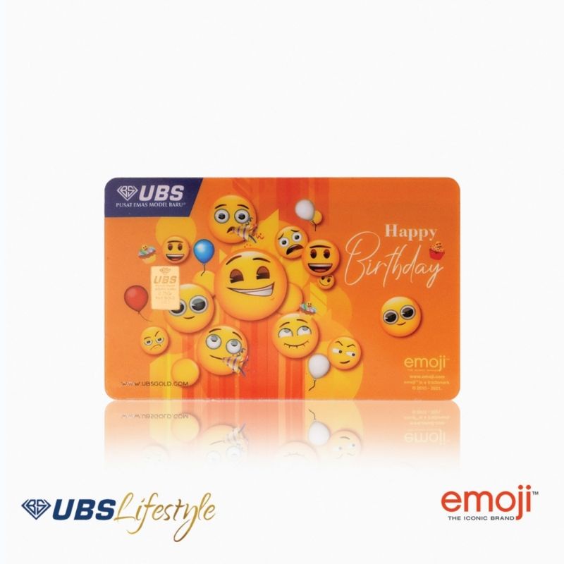 LM UBS MINI GIFT EMOJI HAPPY BIRTHDAY EDITION 0.25 GR