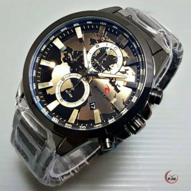 Jam tangan pria ripcurl chrono rantai sport