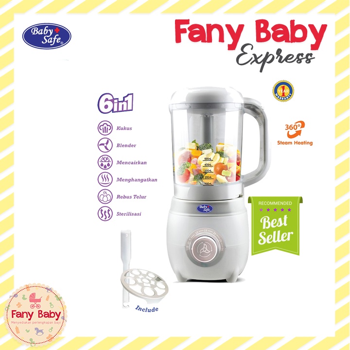 BABY SAFE BABY FOOD MAKER 6IN1 / LB012