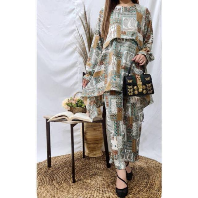 Setcel Trend/Setcel Celana Plisket/Setcel Etnik