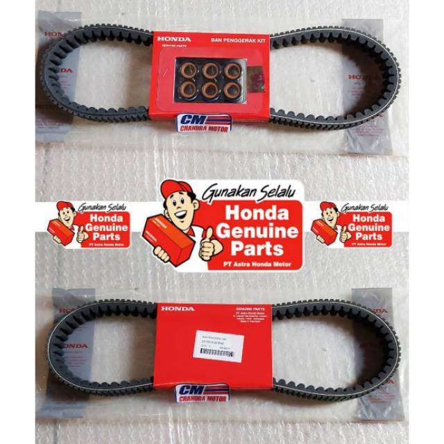 Vanbelt set roller vario 150 led asli HONDA AHM 23100-K36-BA0