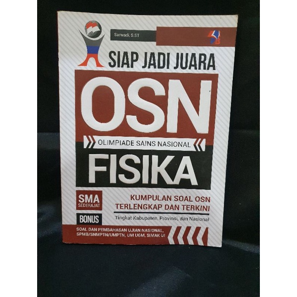 

[BUKU BEKAS] LATIHAN SOAL OSN SMA FISIKA/KIMIA/MATEMATIKA