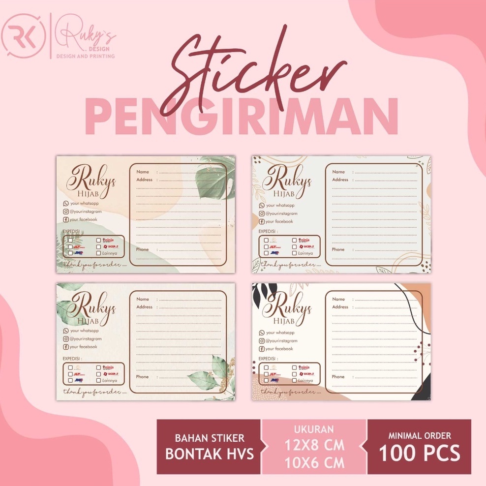 

Label pengiriman / stiker olshop / stiker / pengiriman