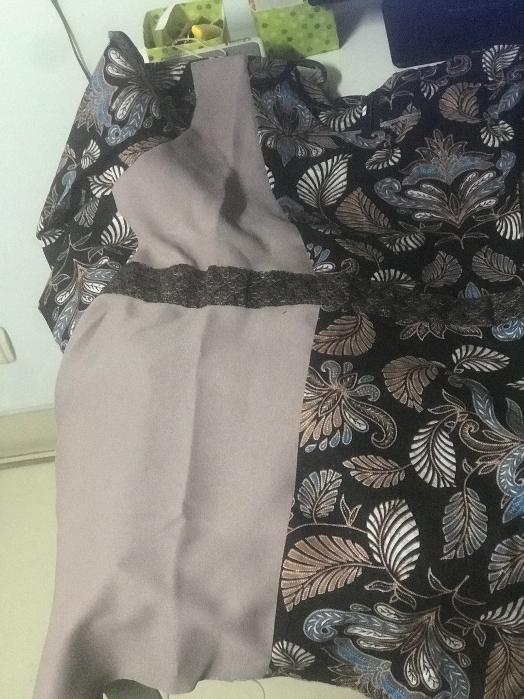 Batik Wanita Asj Sa Hrb026 Kenongo Kemeja Tosca Pendek