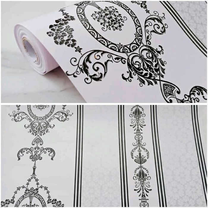 Wallpaper Dinding Motif Elegan Ukuran Panjang 10Meter x Lebar 45CM