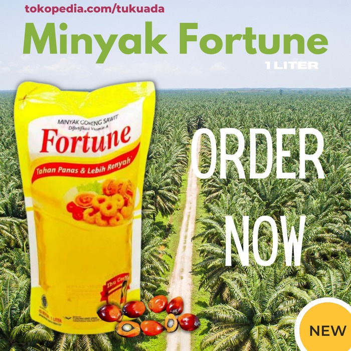 

Minyak Fortune 1 Liter TERBAIK - Grosir Minyak Goreng - Minyak Fortune