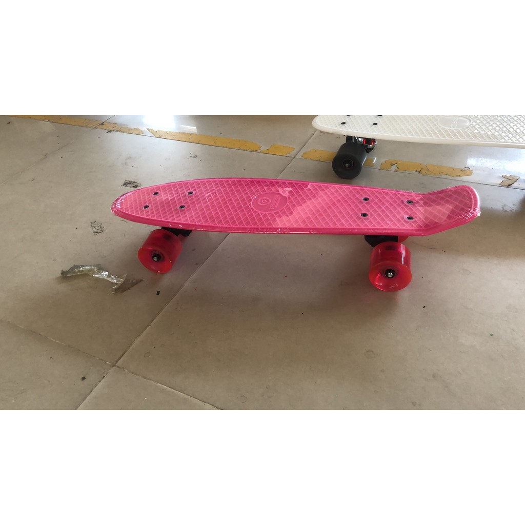 56cm 22inch Mini fish board Papan Ikan single-warped 4roda skateboard cruiser Penny Papan Pisang