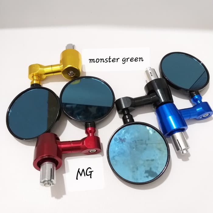 Spion Jalu Cnc Bulat   Spion Jalu Stang untuk motor Aerox Nmax Mio   Hitam