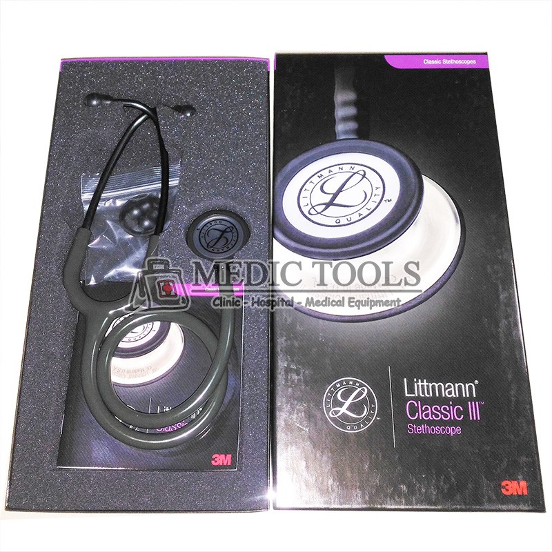 Littmann Stetoschope Classic III - Dark Olive Green with Smoke Finish