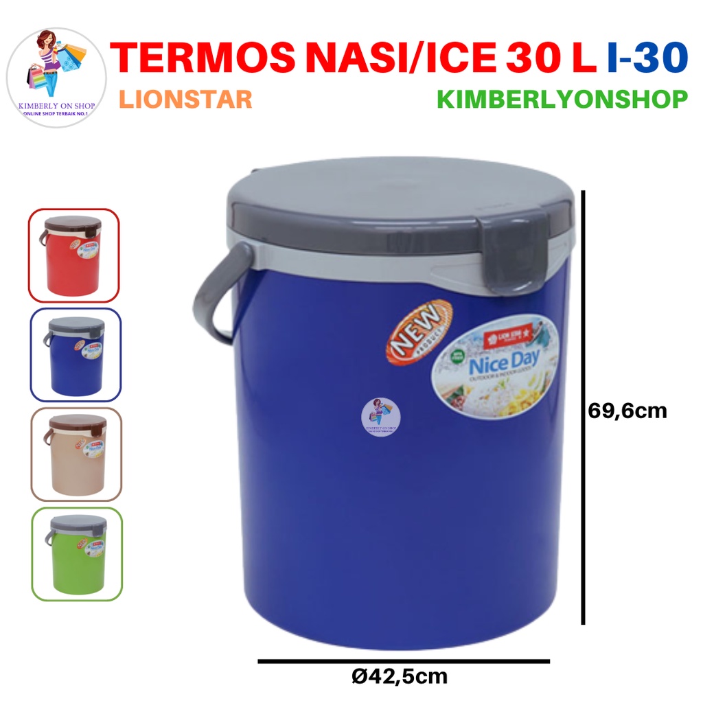 Rice Ice Bucket Hanami Termos Nasi Es 30 Liter I 30 Lion Star