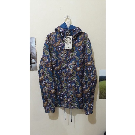 zh pretty green paisley print jacket